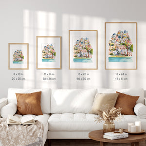 Santorini, Greece Art Print