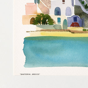Santorini, Greece Art Print