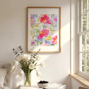 Peony Dance Art Print