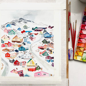 Greenland Art Print