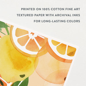 Oranges Art Print