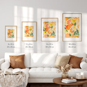 Oranges Art Print