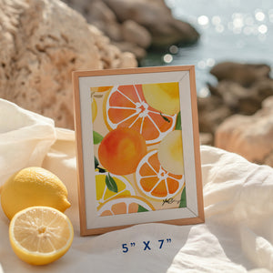 Oranges Art Print
