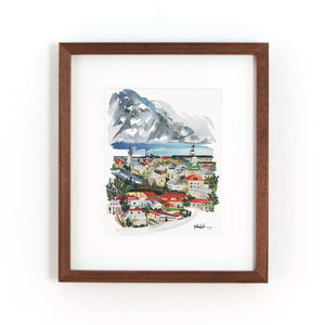 Reykjavik, Iceland Art Print