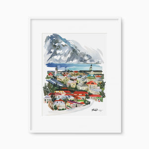 Reykjavik, Iceland Art Print