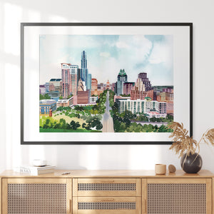 Austin, Texas Art Print