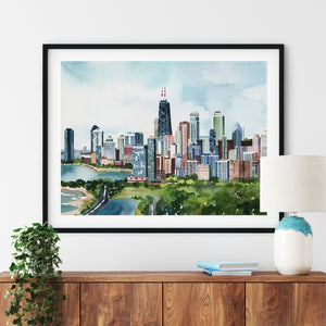 Chicago, Illinois Art Print