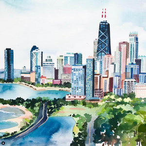 Chicago, Illinois Art Print