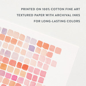 Color Shift in Magenta Art Print