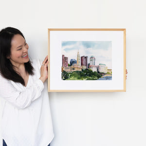 Columbus, Ohio Art Print