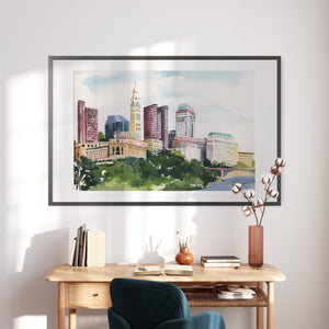 Columbus, Ohio Art Print