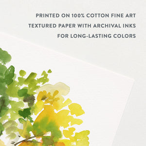 Autumn Birch Art Print
