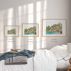 Lake Como, Italy Art Print