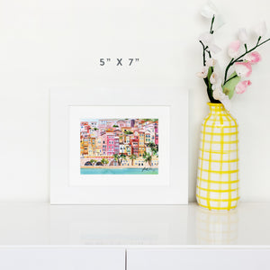 Menton, France Art Print