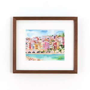 Menton, France Art Print