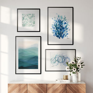 Mist Range Art Print