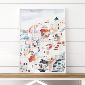 Oia, Greece Art Print
