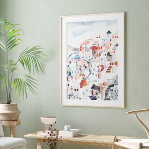 Oia, Greece Art Print