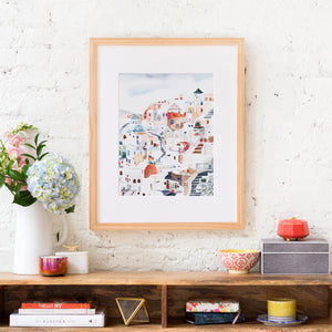 Oia, Greece Art Print