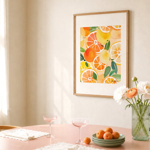 Oranges Art Print