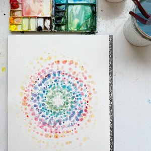 Swirl in Rainbow No. 1 Art Print