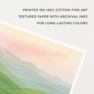 Rolling Hills No. 1 Art Print