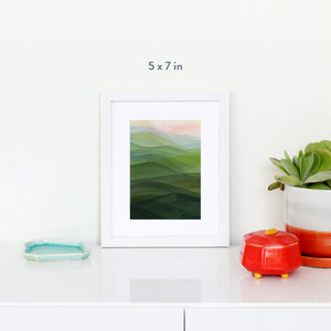 Rolling Hills No. 1 Art Print