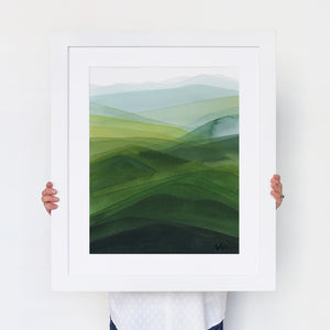 Rolling Hills No. 2 Art Print