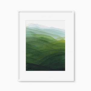 Rolling Hills No. 3 Art Print