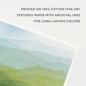 Rolling Hills No. 4 Art Print