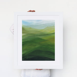 Rolling Hills No. 4 Art Print