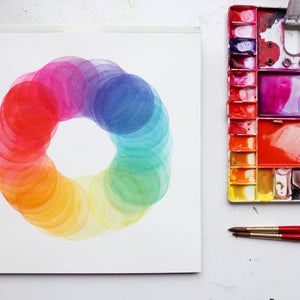 Rotation in Rainbow Art Print