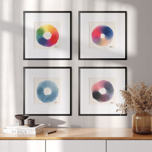 Rotation in Rainbow Art Print