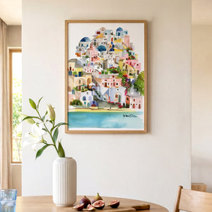 Santorini, Greece Art Print