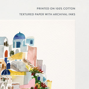 Santorini, Greece Art Print