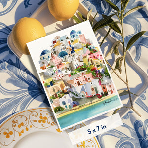 Santorini, Greece Art Print