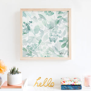 Serene Foliage Art Print