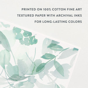 Serene Foliage Art Print