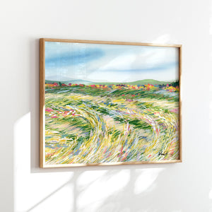 Grass Sway No. 2 Art Print