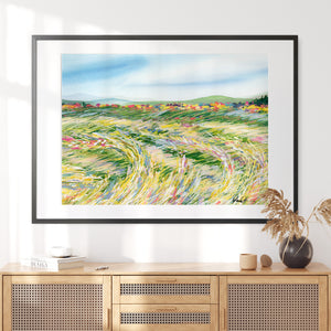 Grass Sway No. 2 Art Print
