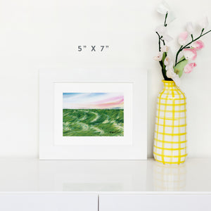 Grass Sway No. 1 Art Print