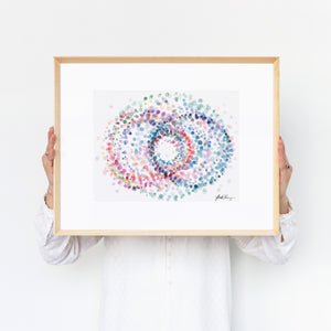 Swirl in Nebula Art Print