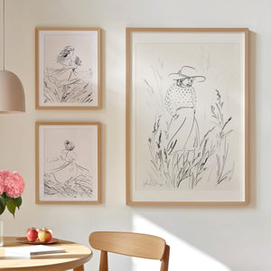 Swirling Girl No. 1 Art Print
