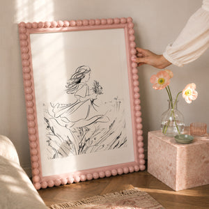 Swirling Girl No. 2 Art Print