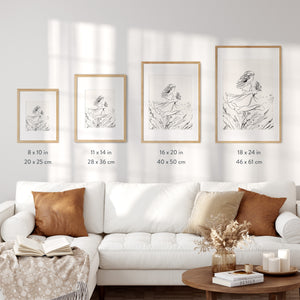 Swirling Girl No. 2 Art Print