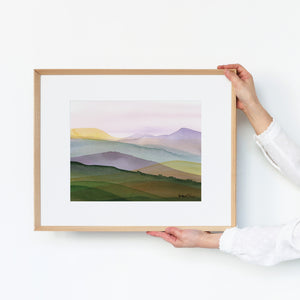 Tuscan Sunset Art Print