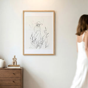 Woman in Grass No. 1 Art Print